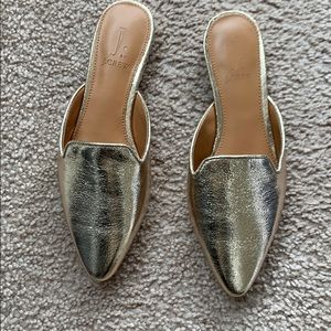 Brand new never worn j crew slide shoes size 6